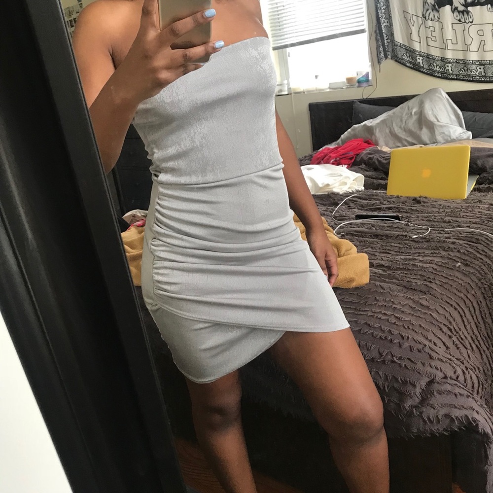 strapless bodycon